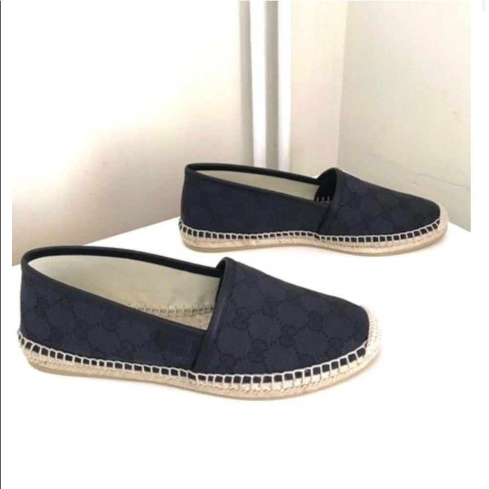 ***Wore Twice**** Gucci Canvas Espadrilles